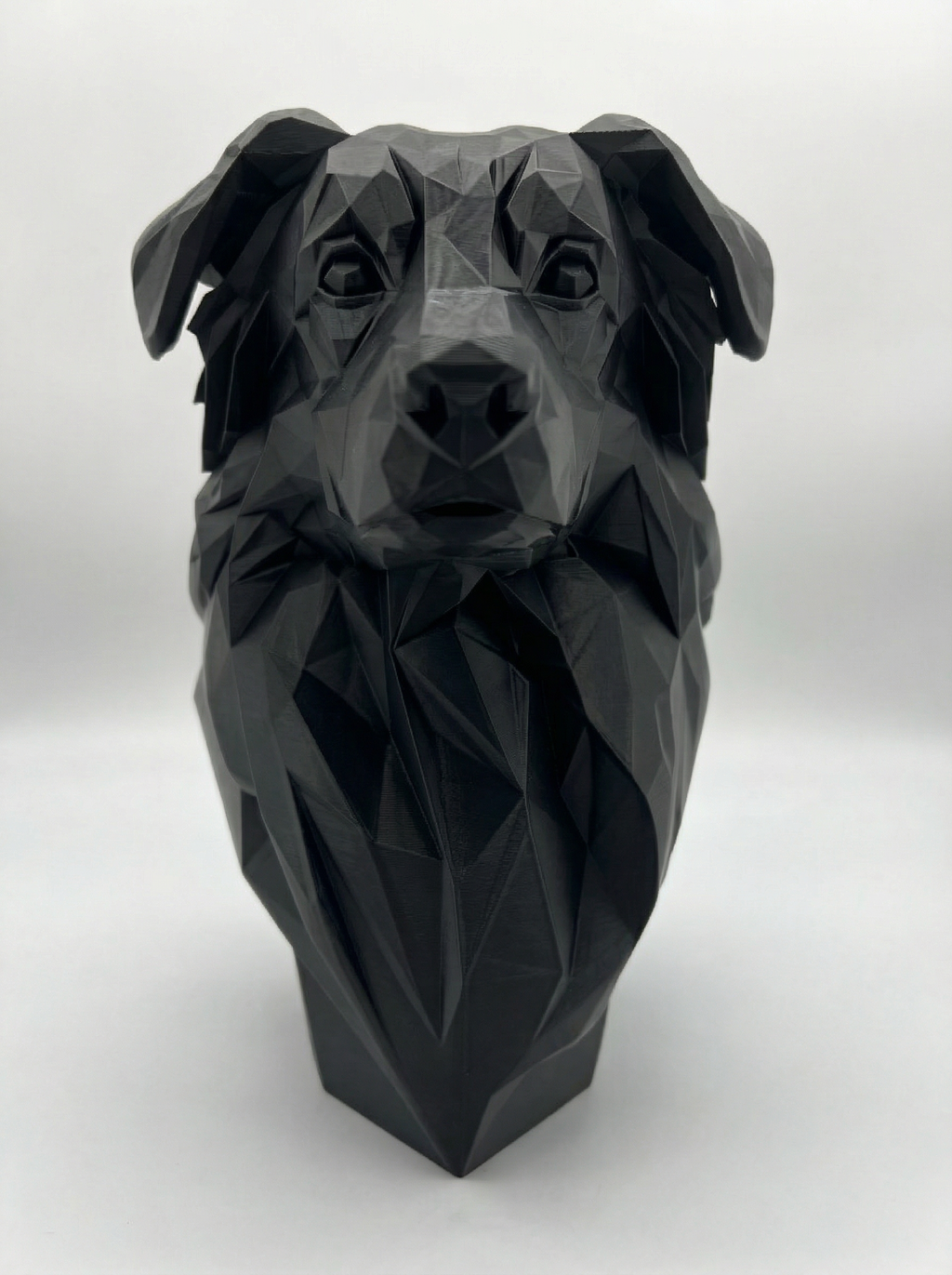 Sulio - Estatua geométrica de pastor australiano, decoración moderna de perros de Low Poly